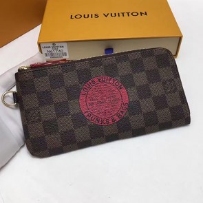 Louis Vuitton Damier Ebene Canvas Complice Trunks Wallets N61740 VS06749