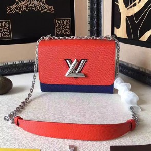 Louis Vuitton Epi Leather Twist MM Red and Blue M50280 VS06025