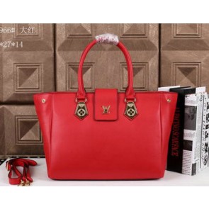 Louis Vuitton Lock Me MM Tote Bag M48966 Red VS08873