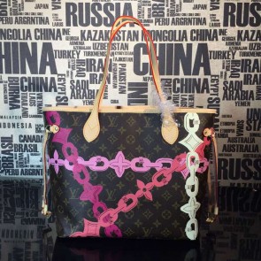 Louis Vuitton Monogram Bay Neverfull MM Bag M40996 VS00814