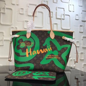 Louis Vuitton Monogram Canvas Neverfull MM Green M40995 VS06672