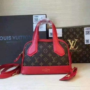 Louis Vuitton Monogram Canvas Nono Dora Bag M40611 Red VS01583