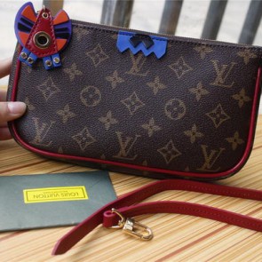 Louis Vuitton Monogram Canvas POCHETTE ACCESSOIRES M41669 Blue VS07356