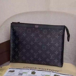 Louis Vuitton Monogram Eclipse Canvas Pochette Voyage MM M61692 VS06201