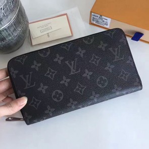 Louis Vuitton Monogram Eclipse Canvas Zippy Organiser M60002 VS06665