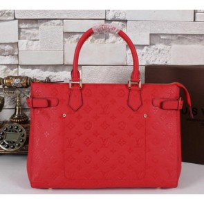 Louis Vuitton Monogram Empreinte Tote Bag M48816 Red VS06030