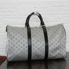 Louis Vuitton Monogram Idylle KEEPALL BANDOULIERE 45 M41428 Grey VS07942