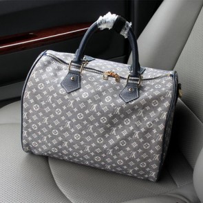 Louis Vuitton Monogram Idylle Speedy 30 With Strap M56702 Grey VS06492