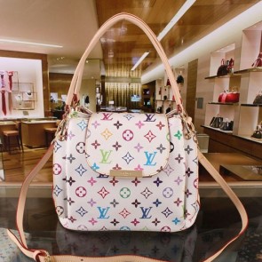 Louis Vuitton Monogram Multicolore Tote Bag M52230 White VS07162