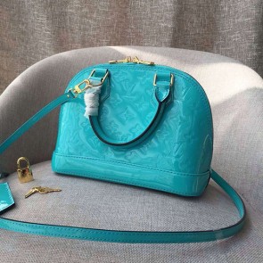 Louis Vuitton Monogram Vernis Alma BB Green M50415 VS01687