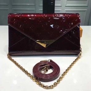 Louis Vuitton Monogram Vernis Mira Clutch Amarante M90990 VS09761