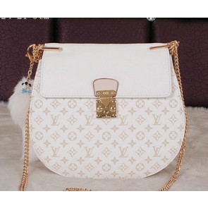Louis Vuitton Original Leather Shoulder Bag M94118 White VS06784