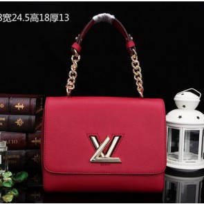 Louis Vuitton Original Leather Twist Bag M48618 Red VS04944