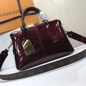 Louis Vuitton Patent Leather Tote Miroir Amarante M54639 VS01238