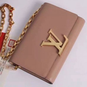 Louis Vuitton Smooth Calfskin Chain Louise GM Rose Ballerine M94647 VS09708