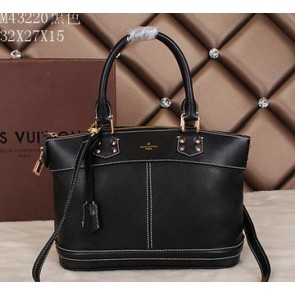 Louis Vuitton Suhali Leather LOCKIT PM Bags M43220 Black VS04451