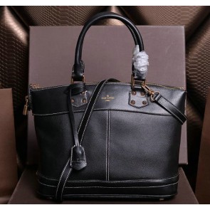 Louis Vuitton Suhali Leather LOCKIT PM M43220 Black VS00902