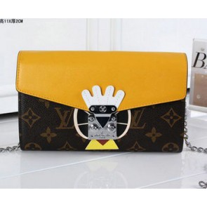 Louis Vuitton TRIBAL MASK CHAINE WALLET Monogram M60797 Yellow VS06212
