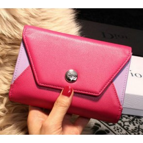 Luxury Dior ADDICT RENDEZ-VOUS Wallet M4016 Rose VS01816