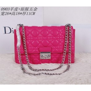 MISS DIOR D0903 Rosy Sheepskin Leather Shoulder Bag VS06261