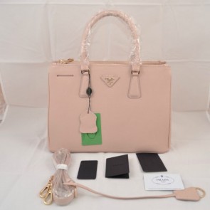 Prada Mingdu 2274 Saffiano Leather Handbag in Lighr Pink VS06509