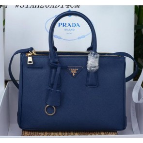 Prada Saffiano Leather Tote Bag PBN1801 Royal VS06580