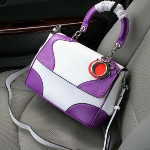 Replica AAAAA Dior Be Dior Flap Bag Nappa Leather CD1140 Purple VS00500