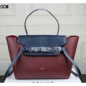 Replica Celine Belt Bag Original Leather C3360 Burgundy&Royal VS00422