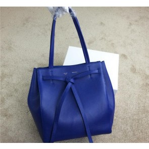 Replica Celine Cabas Phantom Bags Grainy Leather C2208 Blue VS09495