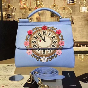Replica Dolce&Gabbana Medium Sicily Bag Blue DG060404 VS05570