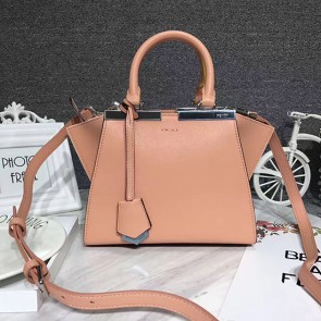 Replica Fendi 3Jours Tote Bag Rose Pink Original Leather F280501 VS00533