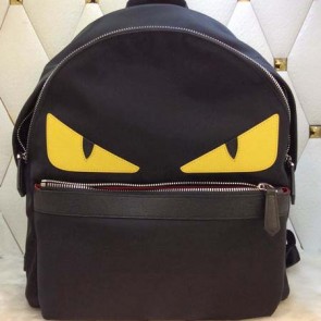 Replica Fendi BUGGIES BACKPACK Nylon F6617 Black VS03609