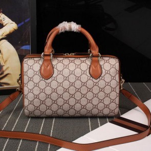 Replica Gucci GG Supreme Top Handle Bag 409529 Wheat VS05755
