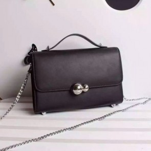Replica Hot Dior Tribale Promenade Pouch Bag Black with Top Handle D668 VS07130