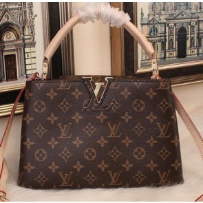 Replica Louis Vuitton Monogram Canvas Capucines BB Tote Bag N1018S VS09770