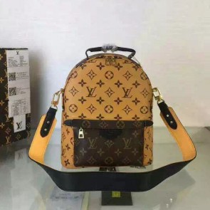 Replica Louis Vuitton Monogram Colours Canvas Palm Springs Backpack PM M40728 Yellow VS09659