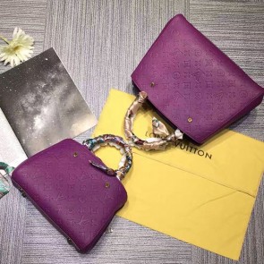 Replica Louis Vuitton Monogram Empreinte Montaigne BB Purple M41053 VS09615