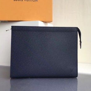 Replica Louis Vuitton Taiga leather Pochette Voyage MM Indigo M30677 VS03236