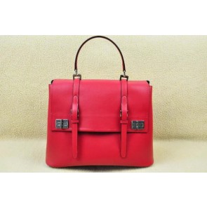 Replica Prada Original Leather Tote Bag BN2789 Red VS06603