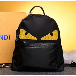 Sale 1:1 Fendi Selleria Backpacks Fabric FD2222 Black VS05145