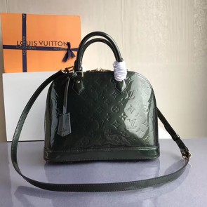 Sale 1:1 Imitation Louis Vuitton Monogram Vernis Alam PM Green M90321 VS01758