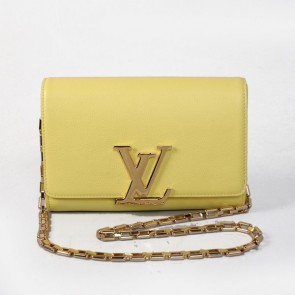 Top Louis Vuitton Chain Louise Shoulder Bag M92465 Yellow VS09107