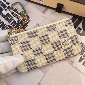 Top Louis Vuitton Damier Azur Canvas Key Pouch M62650 VS06520