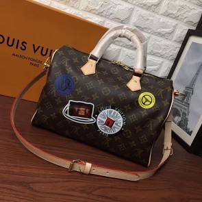 Top Louis Vuitton Monogram Canvas Speedy Bandouliere 30 M41367 VS06816