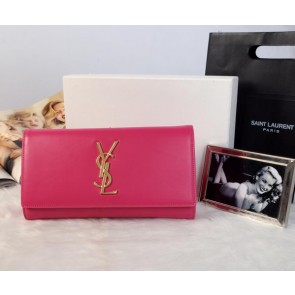 Yves Saint Laurent Classic Monogramme Clutch 311213A Rosy VS06169