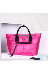 2014 Fall/winter Prada Bomber Fabric Tote BN2636 in Orange LSS VS06531