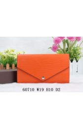 AAA Louis Vuitton Epi Leather Josephine Wallet M60710 Orange VS04925