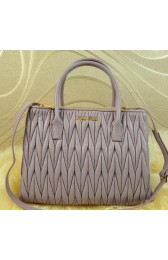 AAA miu miu Matelasse Leather Three Pocket Bags RN0941 Lavender VS00408