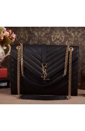 AAA Saint Laurent Classic Monogramme Cannage Pattern Flap Bag Y5480 Black VS07957