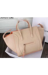 Best Celine Luggage Phantom Bag Smooth Leather Ci3341 Light Apricot VS05886